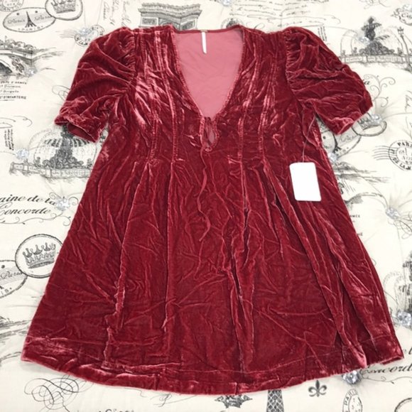 Free People Adelle Velvet Tunic - Picture 3 of 7